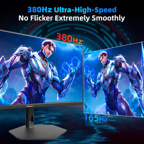 27 Inch 380Hz Gaming Monitor 1080P IPS 0.5Ms GTG Computer Monitor Adjustable Vertical Monitor Support Freesync HDR VESA