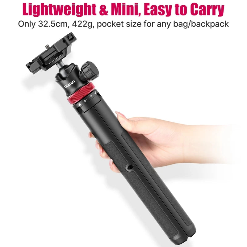 TRIPOD MT-44 Tripods Smartphone Vlog Tripods with Cold Shoe Phone Mount Holder for Mobile Tripod Camera Portable SLR