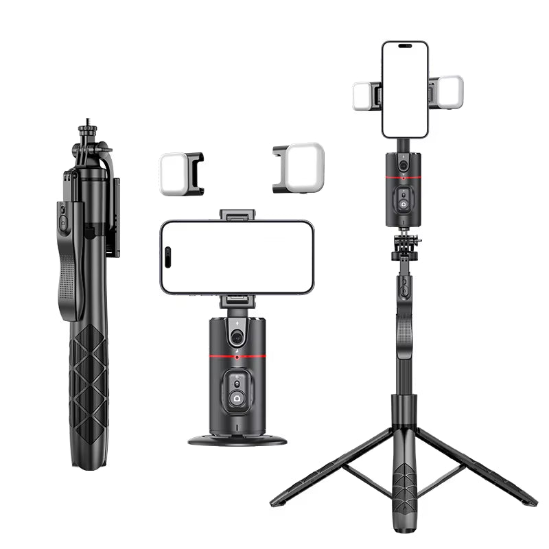 Auto Face Tracking Phone Holder Gimbal Stabilizer for Phone Shooting Holder 360 Rotary Live Vlog Video Recording Selfie Stick