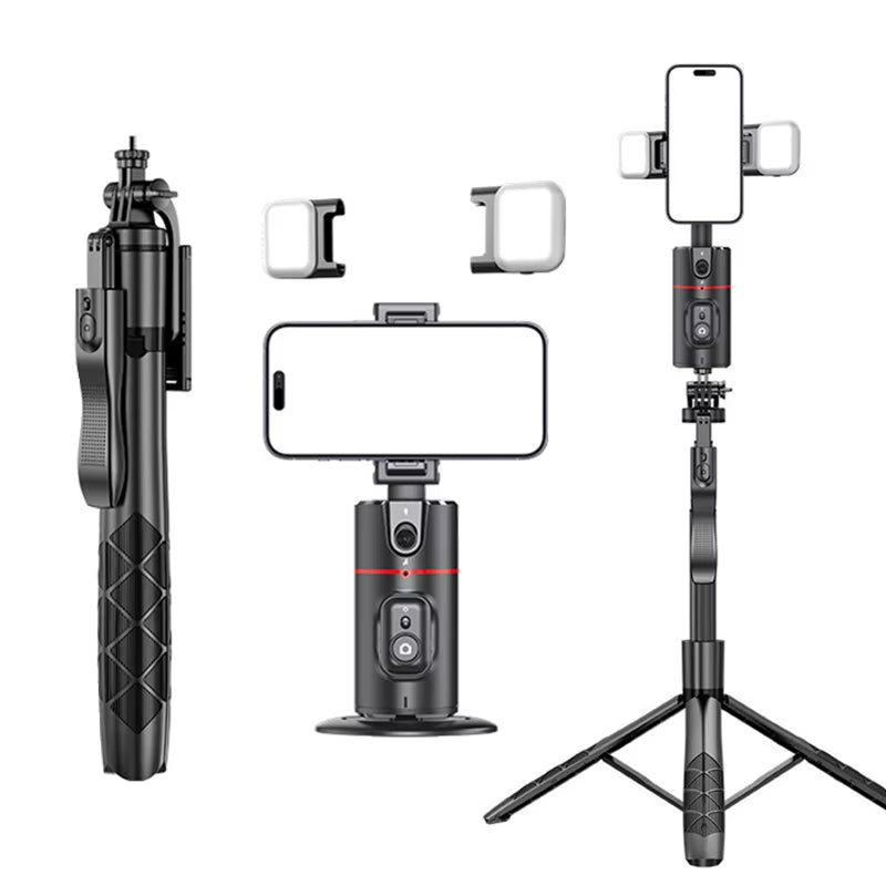 Auto Face Tracking Phone Holder Gimbal Stabilizer for Phone Shooting Holder 360 Rotary Live Vlog Video Recording Selfie Stick